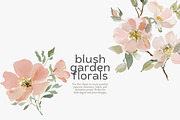 Blush floral clipart set, an Illustration by Patishop Art (Thumbnail 5 of 8)