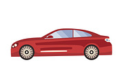 Red car, a Transportation Illustration by Good Studio (Thumbnail 2 of 3)