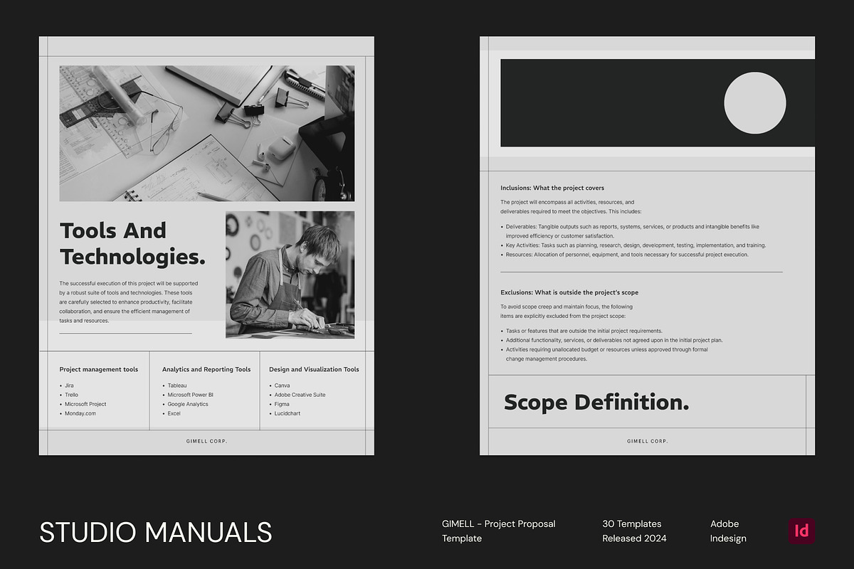 GIMELL - Project Proposal Template, a Social Media Template by Studio Manuals (Photo 3 of 8)