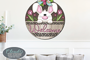 Easter Bunny SVG Laser Cut Files, a Pattern Graphic by Cloud9DesignSVG (Thumbnail 4 of 5)