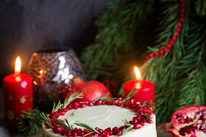 Christmas cake featuring food, food and drink, and food photography