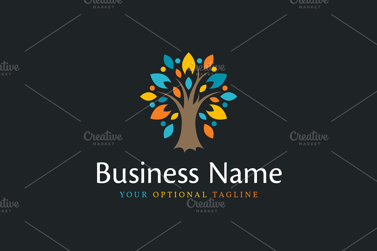 Tree Ornament Custom Logo, a Branding & Logo Template by ARTE MIGUEL (Photo 2 of 3)