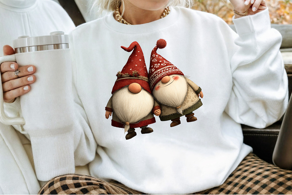 Watercolor Winter Christmas Gnome Cl, an Illustration by Sublimation Artist (Photo 4 of 6)