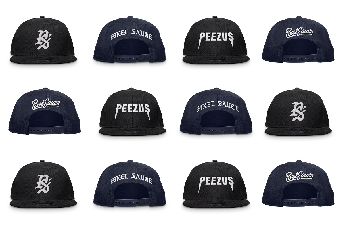 New Era 9Fifty Classic Snapback Hat, a Hat Mockup by Pixel Sauce™ (Photo 2 of 4)