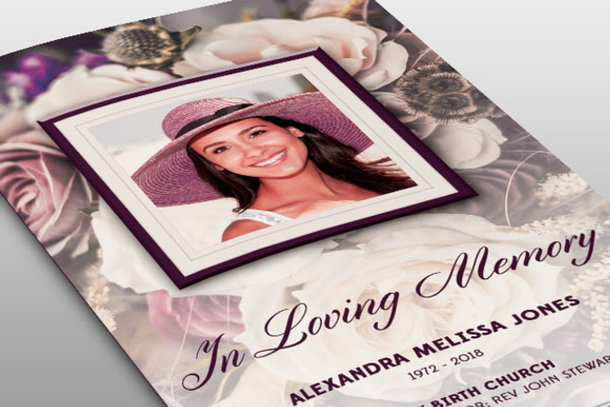Modern Funeral Program Bundle, a Brochure Template by loswl (Photo 4 of 9)