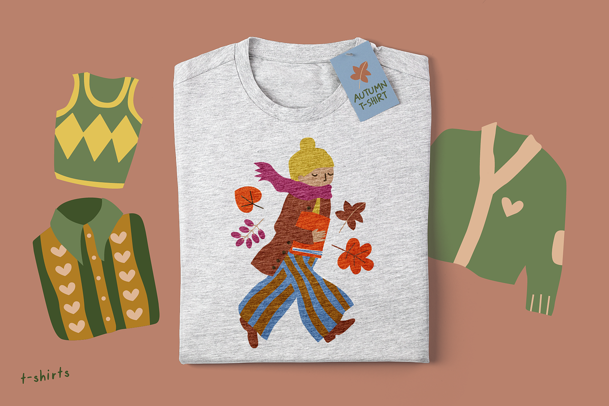Hello Autumn Vector Set, a Seasonal Illustration by Francesca.Cadei Shop (Photo 10 of 12)
