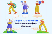 3D Empty State Character, a Characters & Person 3D Model by orenjidesign (Thumbnail 2 of 8)