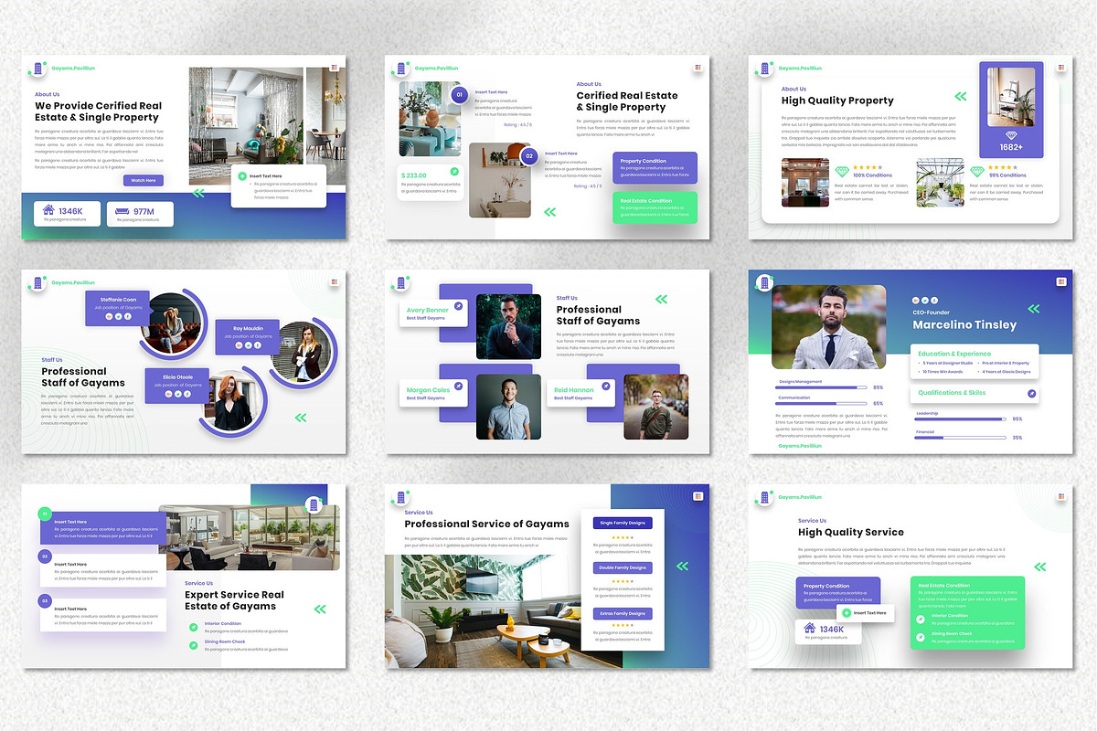 Gayams - Real Estate Powerpoint, a Presentation Template by Dhabee (Photo 6 of 7)