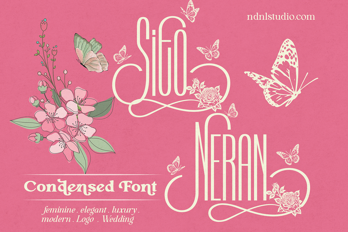Sito Neran - Condensed Font, a Sans Serif Font by NDNL Studio (Photo 1 of 9)