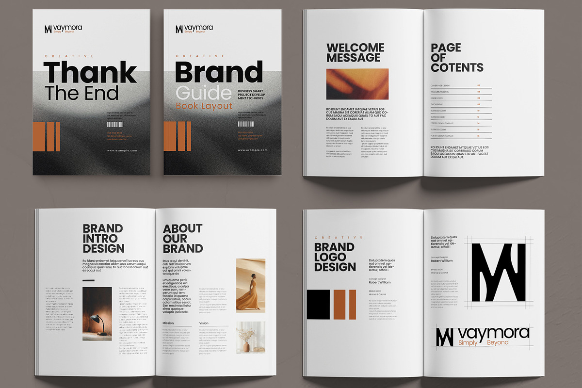 Brand Guideline Book Template, a Brochure Template by MightyDesign (Photo 2 of 6)