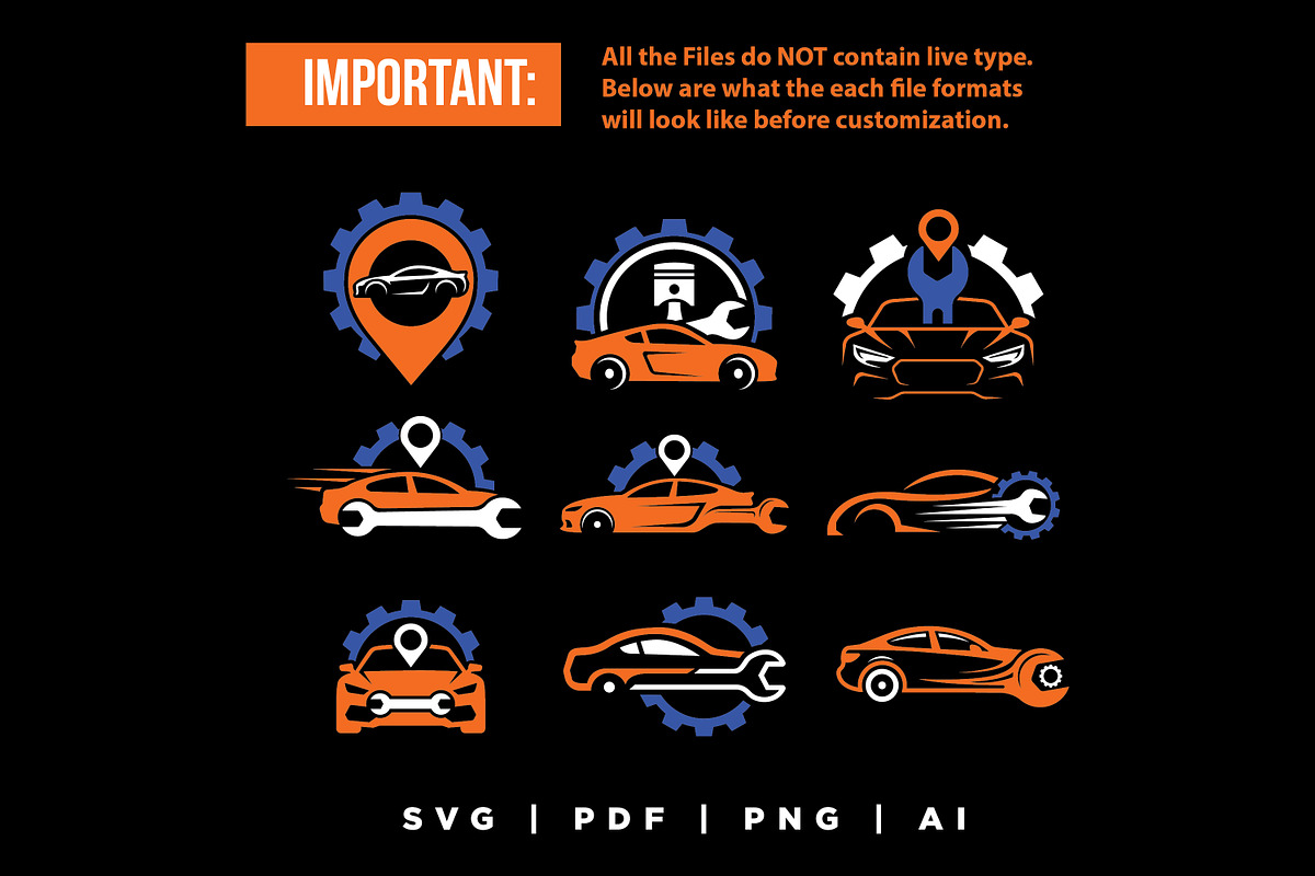 Mobile Car Repair Logo Bundle, a Branding & Logo Template by Guavanaboy (Photo 2 of 3)