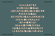 Iron Grade - Display Font, a Font by Rest Stop (Thumbnail 4 of 5)