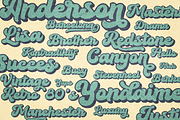 Hindya - Bold and Retro, a Script Font by ahweproject (Thumbnail 5 of 9)