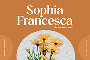 Sophia Francesca Modern Retro Serif, a Serif Font by UICreative (Thumbnail 1 of 12)