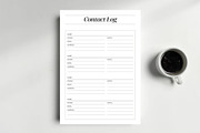 Contact List, a Stationery Template by DesignDevisers (Thumbnail 1 of 9)