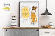 Deluxe cats with beautiful mind, an Illustration by Zooza Art (Thumbnail 5 of 5)