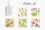 Easter watercolor set, a Seasonal Illustration by Where summer is (Thumbnail 10 of 11)
