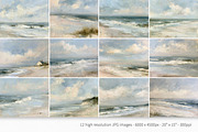Serene Coastals, a Decorative Illustration by rileyBgraphics (Thumbnail 2 of 6)