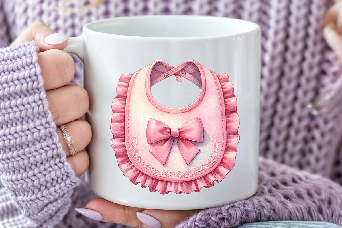 Pink Baby Girl Nursery Clipart, an Illustration by Rose Art (Photo 7 of 9)