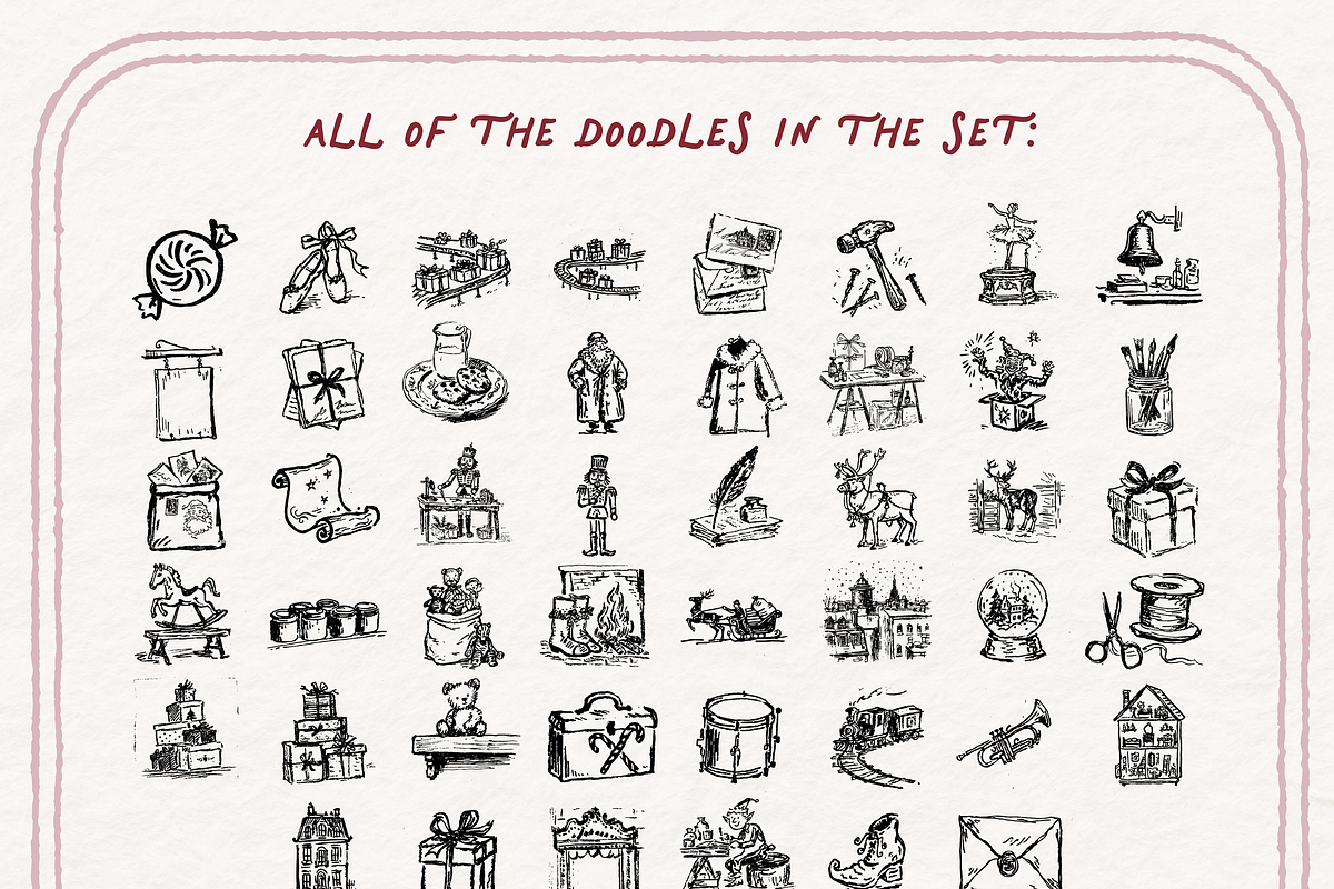 Toy Shop Clipart, Santa Workshop Set, a Seasonal Illustration by The October Creative (Photo 5 of 13)