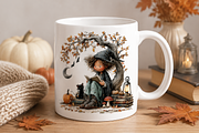 Halloween Book Lover Clipart Bundle, a Seasonal Illustration by CreationArt (Thumbnail 2 of 7)