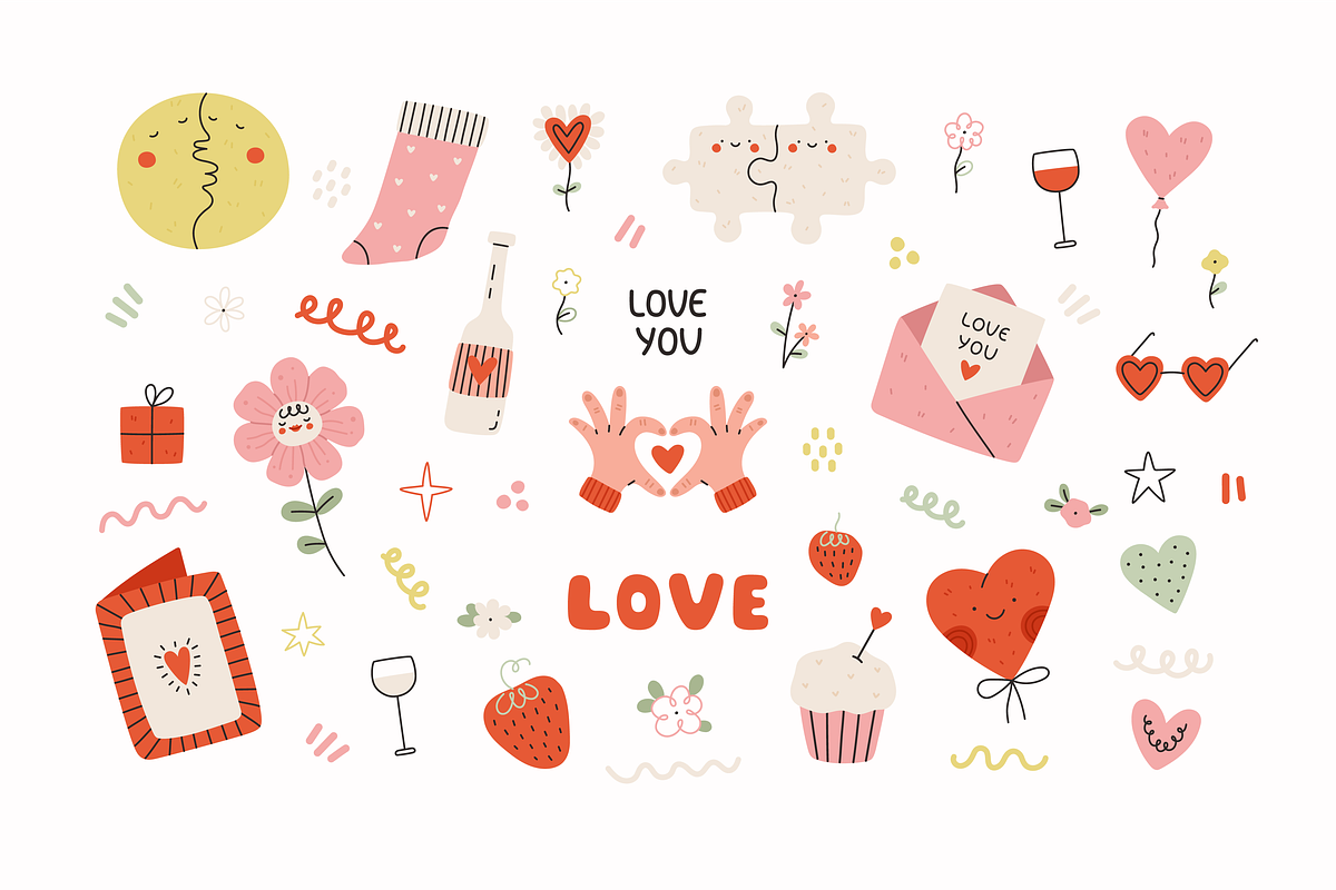 Funny Valentine, a Decorative Illustration by meowlyunok (Photo 2 of 10)