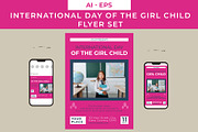 Girl Child Flyer Set Design, a Flyer Template by Lakhan1998 (Thumbnail 1 of 2)