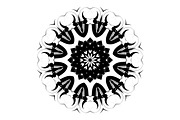 Black and White Mandala Patterns Set, a Decorative Illustration by NJ Himel (Thumbnail 22 of 101)