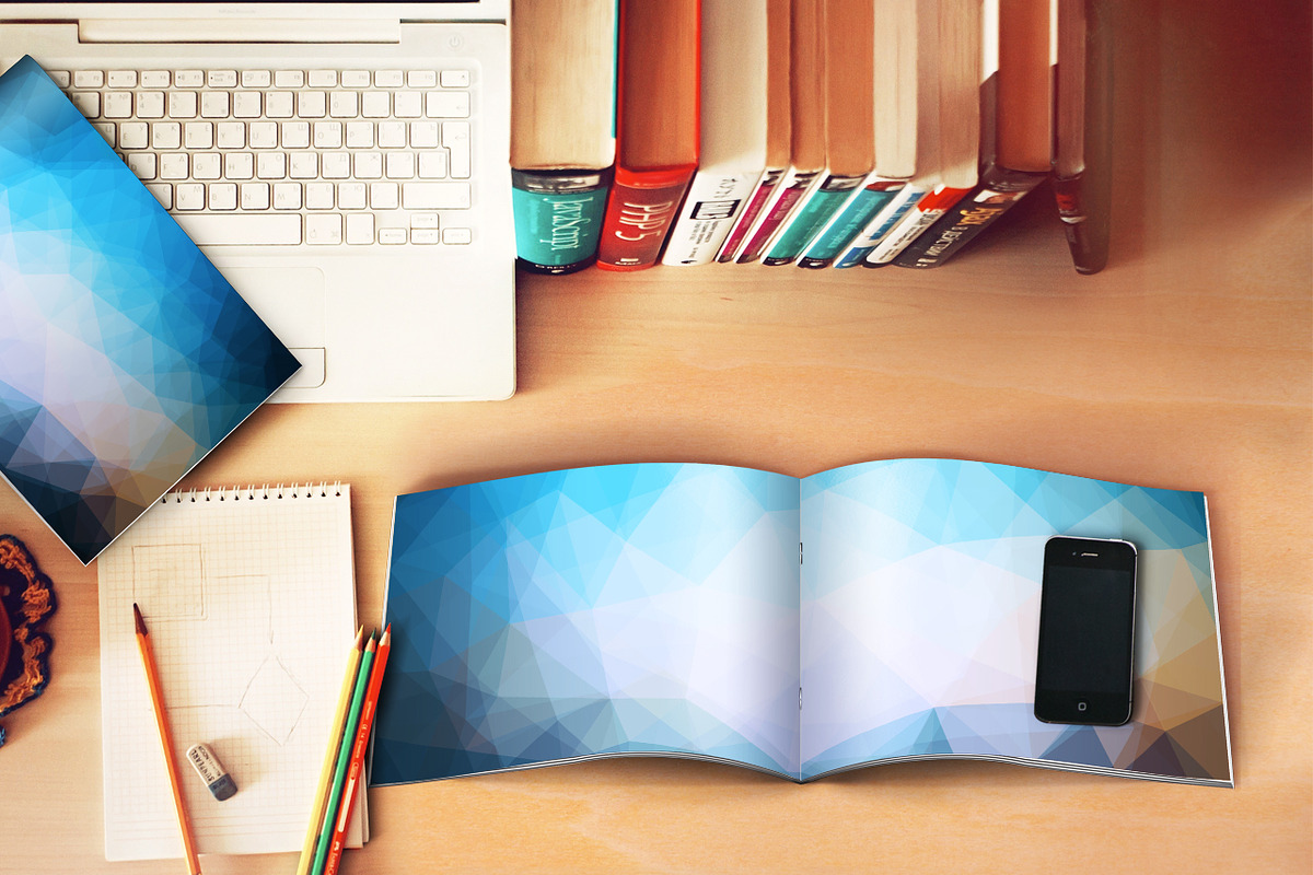 10 Geometric Polygonal Backgrounds, a Pattern Graphic by Lunar Designs (Photo 2 of 5)