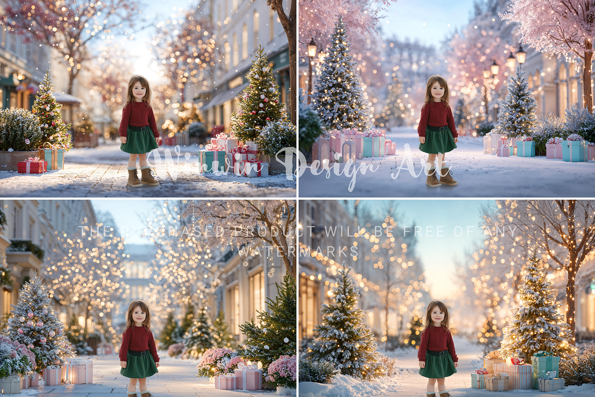Pastel Presents and Christmas, a Background Photo by Winwin Design Art (Photo 7 of 9)