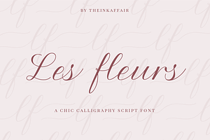 Les Fleurs Script