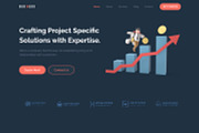 Business Marketing Template Design, a Landing Page Template by Neha Guleria (Thumbnail 2 of 2)