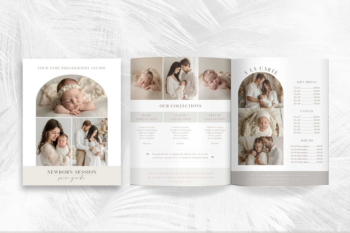 Newborn Pricing Guide for Canva, a Templates & Theme by Princess & the Pea Design (Photo 5 of 6)