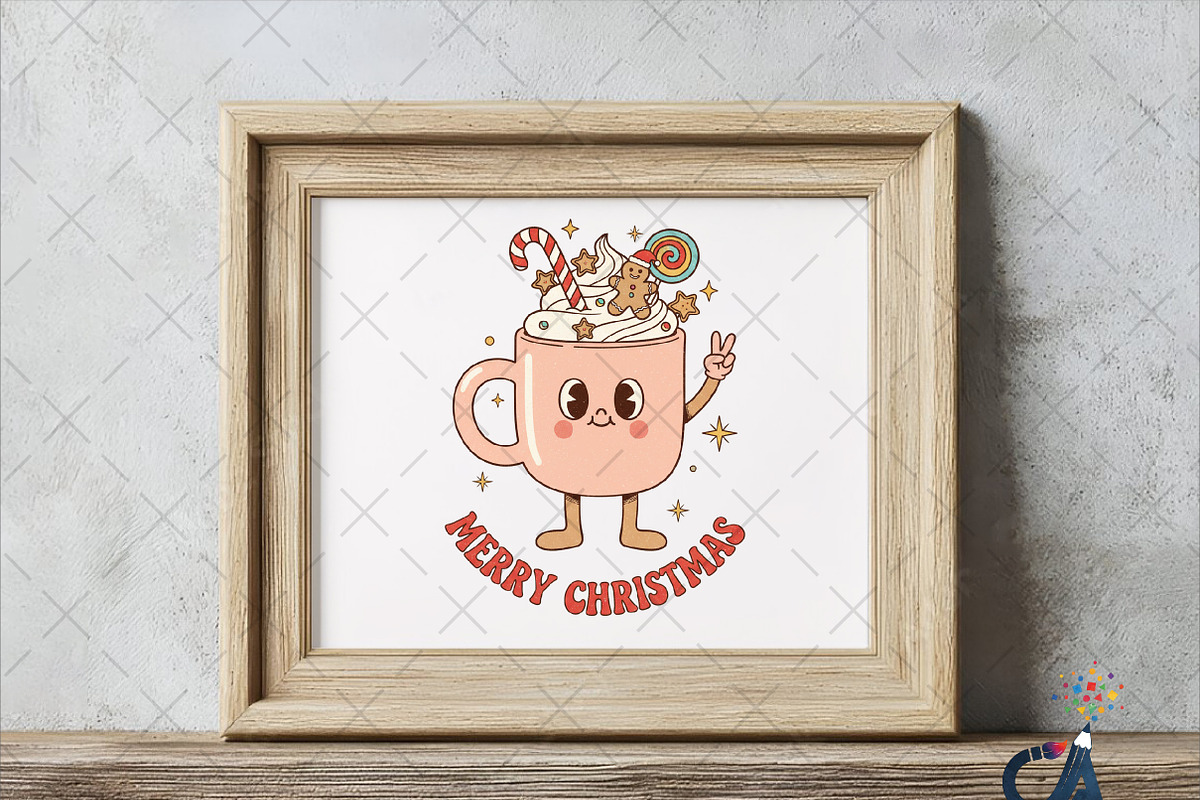 Merry Christmas Cup PNG, an Illustration by Creative Art (Photo 5 of 6)