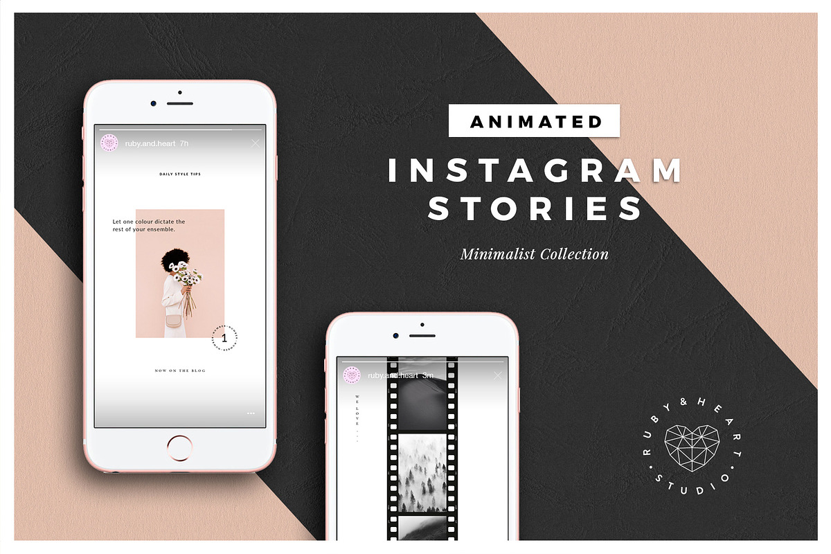 BUNDLE Animated Instagram Stories, a Social Media Template by Ruby&Heart Studio (Photo 8 of 22)