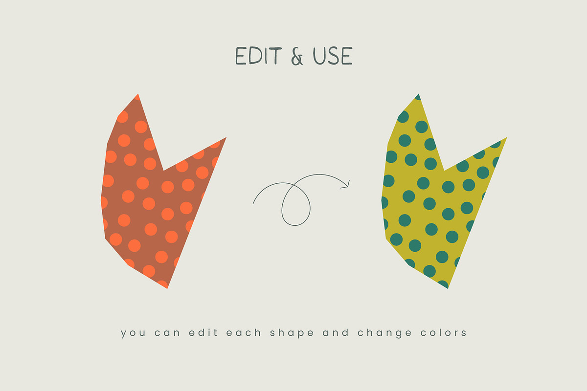 Cutouts - Playful Paper-Cut Shapes, an Object Graphic by Léo Alexandre (Photo 3 of 12)