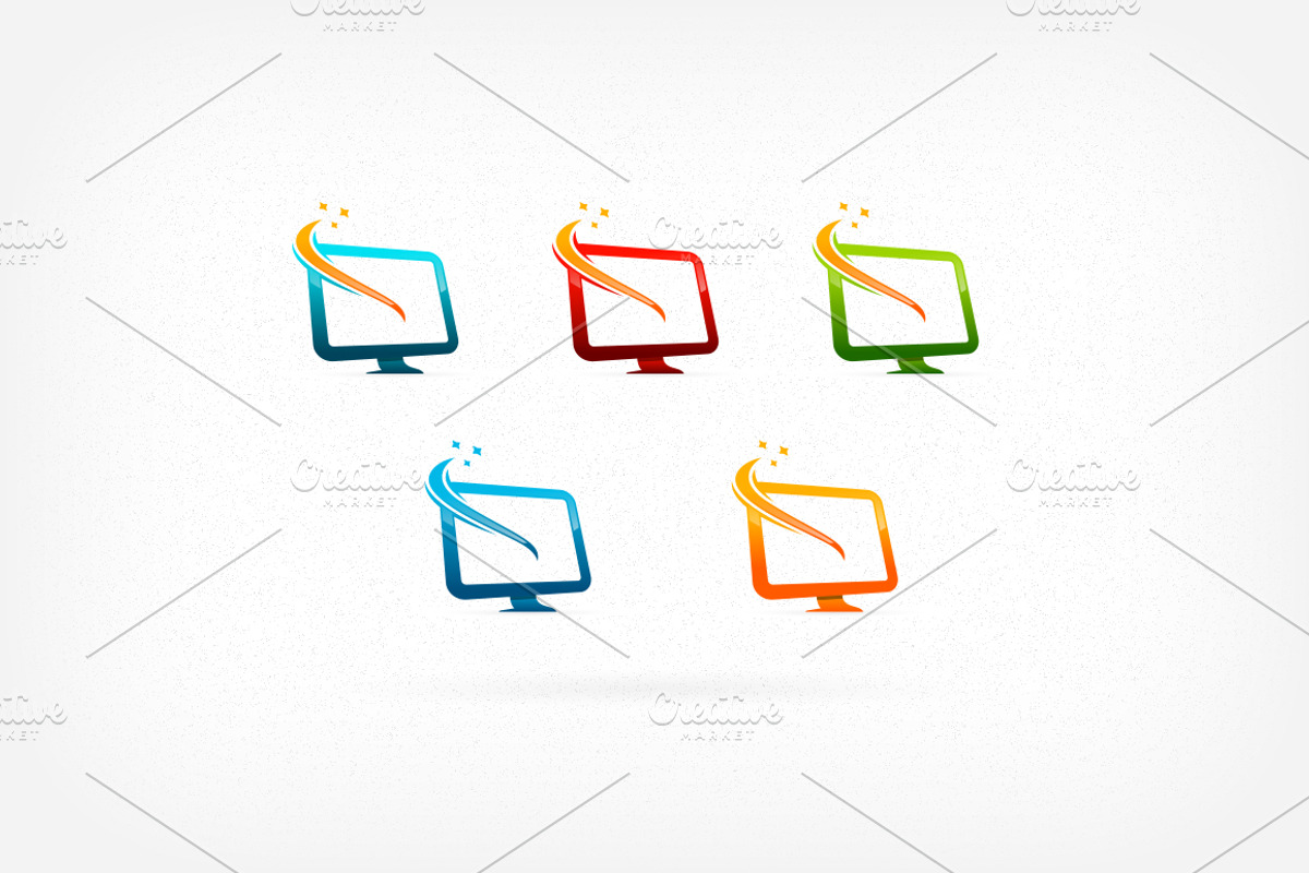 Screen Tab Logo, a Branding & Logo Template by NasirGrfx