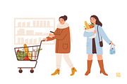 Women shopping | Local farm, a Person Illustration by vik.stock (Thumbnail 3 of 5)
