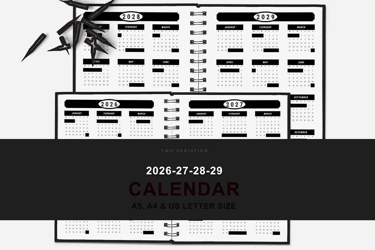 2026 Monday Start Ultimate Planner, a Stationery Template by MNT-Creator (Photo 4 of 10)
