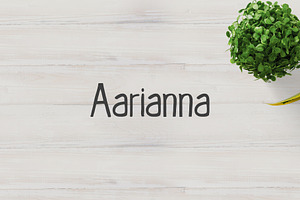 Aarianna Handmade Brush Font Family