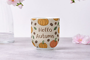 Vintage Pumpkin Coffee Digital Paper, a Pattern Graphic by FloridPrintables (Thumbnail 7 of 11)