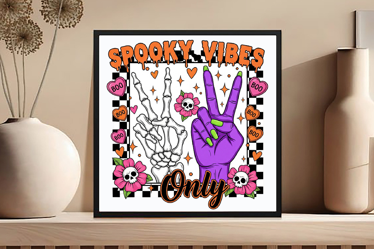 Retro Halloween Spooky PNG Sublimati, an Illustration by DreamCafeArt (Photo 4 of 7)