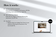 Wellness Spa Website Template Canva, a Landing Page Template by batang (Thumbnail 5 of 5)