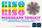 Risograph Toolkit for Photoshop, a Brush Add-On by Brian Ritter Design (Thumbnail 1 of 13)