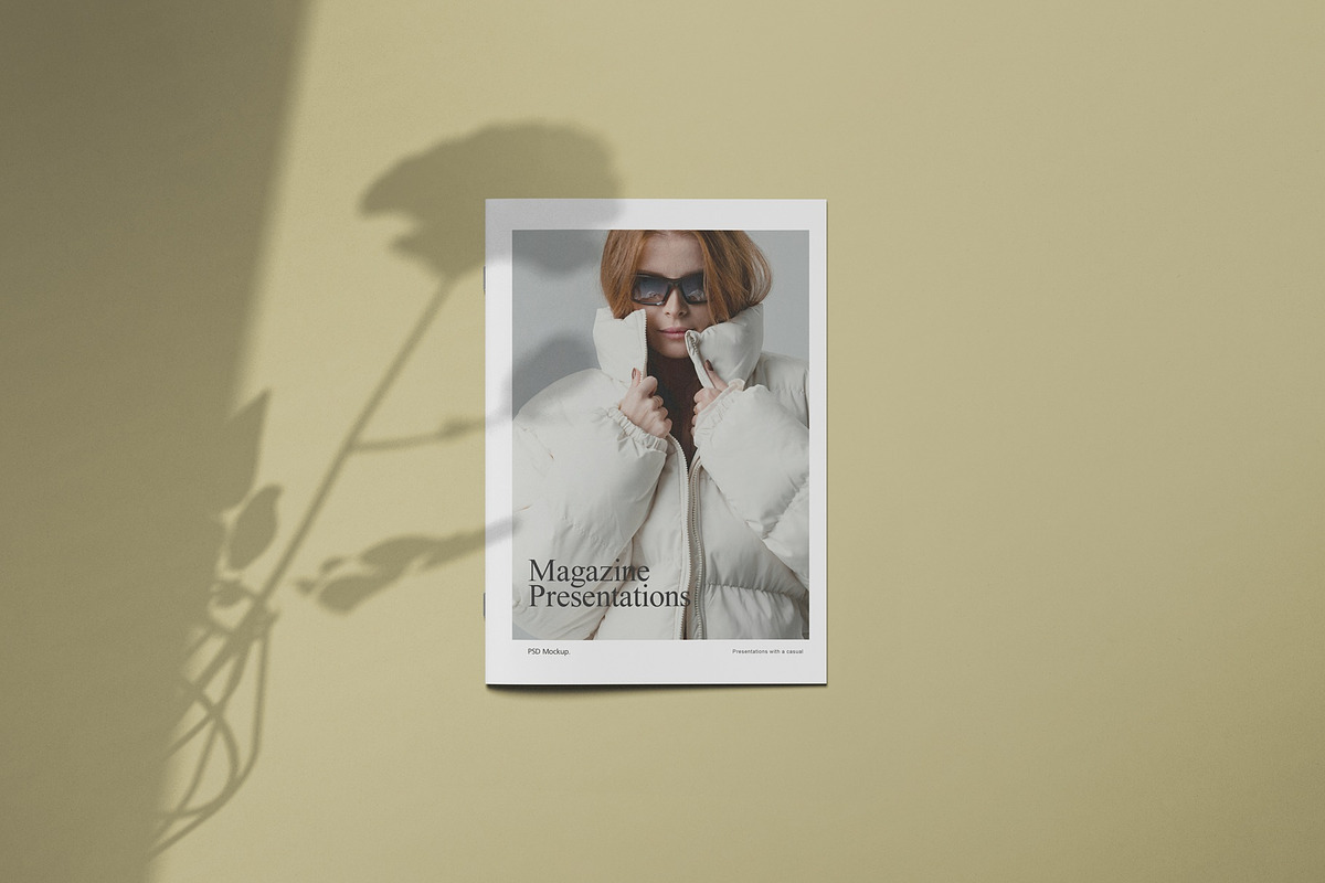 Magazine - A4 Brochure Mockups, a Books & Magazine Mockup by Tahtagraphic (Photo 7 of 12)