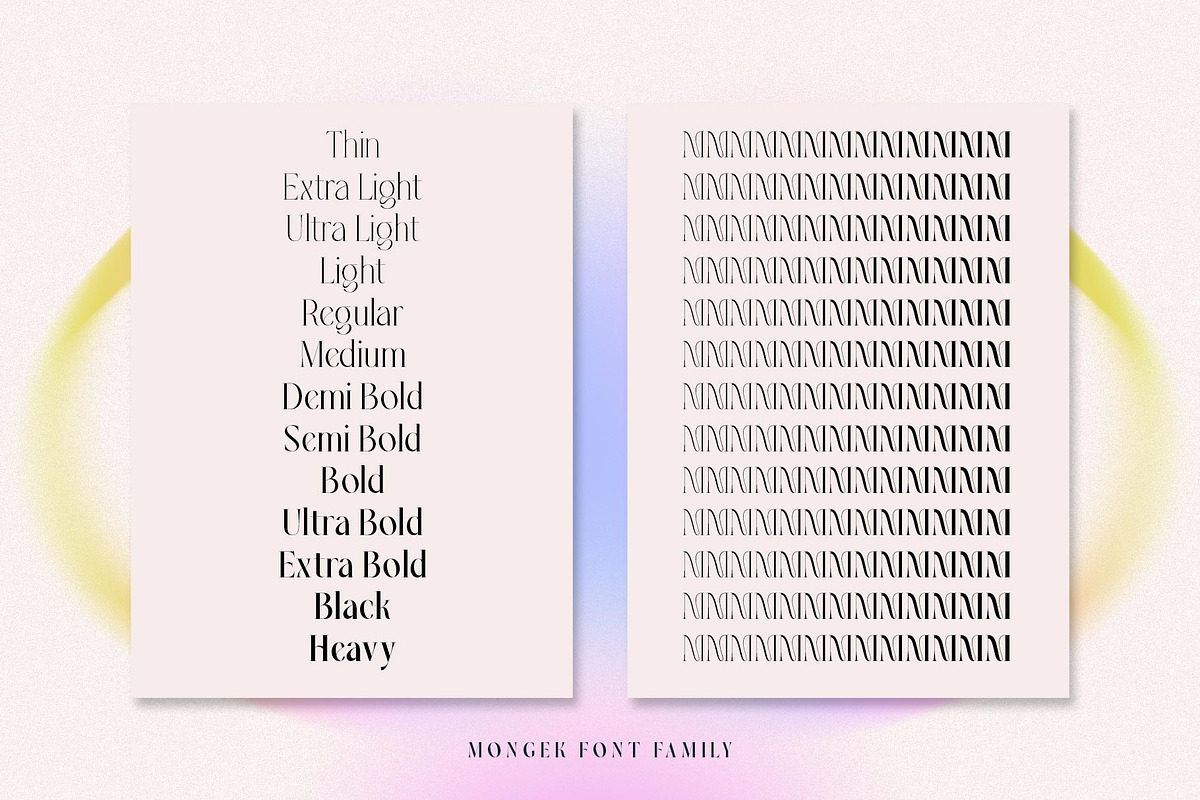 Mongek Typeface, a Sans Serif Font by alit design (Photo 8 of 16)