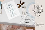 Affair: Romantic Vintage Line Art, a Decorative Illustration by Purple (Thumbnail 4 of 13)