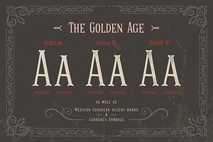 The Golden Age Typeface