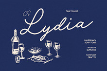 CS Lydia – Handwritten Script Font