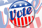 Vote Button - Layered PSD Template, a Graphic by RogerRidpath (Thumbnail 4 of 5)